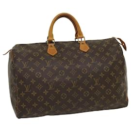 Louis Vuitton-Louis Vuitton Monogram Speedy 40 Hand Bag M41522 LV Auth jk2363-Other