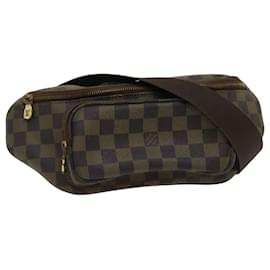 Louis Vuitton-LOUIS VUITTON Damier Ebene Bum Bag Melville Waist Bag N51172 LV Auth am2493g-Other