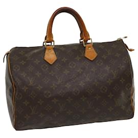Louis Vuitton-Louis Vuitton Monogram Speedy 35 Hand Bag M41524 LV Auth jk2341-Other