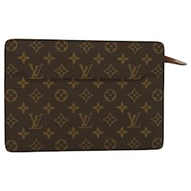 Louis Vuitton-LOUIS VUITTON Monogram Pochette Homme Clutch Bag M51795 LV Auth jk2464-Other