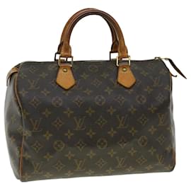 Louis Vuitton-Louis Vuitton Monogram Speedy 30 Hand Bag M41526 LV Auth rz451-Other