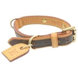 Louis Vuitton-LOUIS VUITTON Monograma Collier Baxter PM Coleira M58072 LV Auth am2056g-Monograma