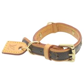 Louis Vuitton-LOUIS VUITTON Monograma Collier Baxter PM Coleira M58072 LV Auth am2056g-Monograma