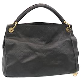 Louis Vuitton-LOUIS VUITTON Monogram Empreinte ArtsyMM Shoulder Bag Black M41066 Auth am2121ga-Black