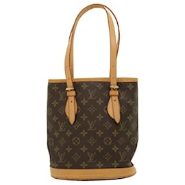Louis Vuitton-LOUIS VUITTON Monogram Bucket PM Shoulder Bag M42238 LV Auth am2426g-Other