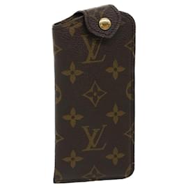 Louis Vuitton-LOUIS VUITTON Monogram Etui Lunettes PM Estuche para gafas M66545 Autenticación LV2437sol-Monograma