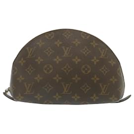 Louis Vuitton-LOUIS VUITTON Monogram Trousse Demi Ronde Cosmetic Pouch M47520 LV Auth am2212g-Other