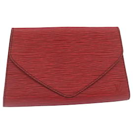 Louis Vuitton-LOUIS VUITTON Epi Art Deco Clutch Bag Red M52637 LV Auth am2248g-Red