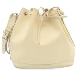 Louis Vuitton-LOUIS VUITTON Epi Noe Shoulder Bag White M4084J LV Auth am2138g-White