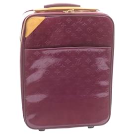Louis Vuitton-LOUIS VUITTON Vernis Pegas 45 Travel Case Orenge Sunset M93714 LV Auth am2160g-Purple
