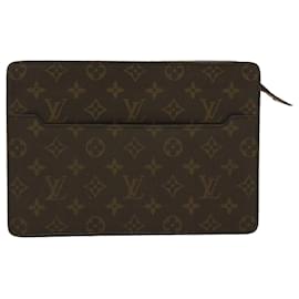 Louis Vuitton-LOUIS VUITTON Monogram Pochette Homme Clutch Bag M51795 LV Auth tp360-Other
