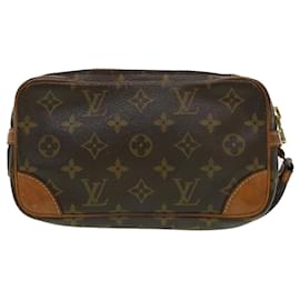 Louis Vuitton-LOUIS VUITTON Monogram Marly Dragonne PM Clutch Bag M51827 LV Auth jk2430-Other