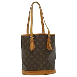 Louis Vuitton-LOUIS VUITTON Monogram Bucket PM Shoulder Bag M42238 LV Auth yk4863-Other