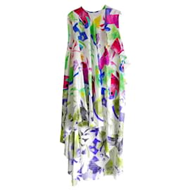 Balenciaga-Balenciaga x Demna Gvasalia Resort '19 Silk Layered Dress-Multiple colors