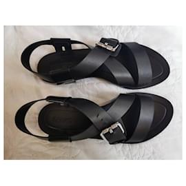 Kenzo-Des sandales-Noir,Bijouterie argentée