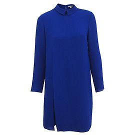 Mini robe col claudine COS bleu royal taille S / 36 Bleu