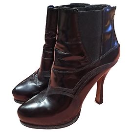 Bottines Prada T. 39 Noir