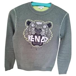 Kenzo-Kenzo Pullover nie getragen stylisch trendy-Olivgrün