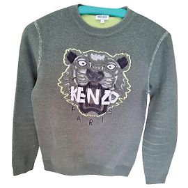 Pull Kenzo jamais porté stylé tendance Vert olive