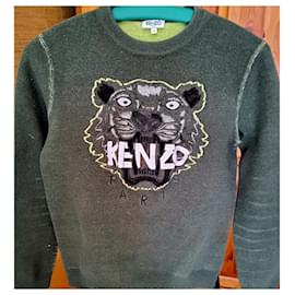 Kenzo-Kenzo sweater never worn stylish trendy-Olive green