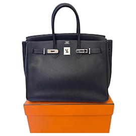 Hermès-Birkin-Azul escuro