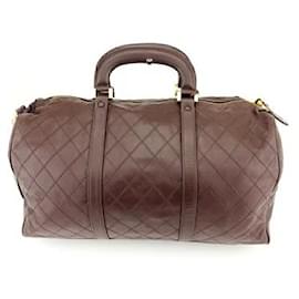 Chanel-*Boston Bag Travel Bag Braun Bicolore Chanel-Brown