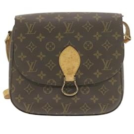 Louis Vuitton-LOUIS VUITTON Monogram Saint Cloud GM Shoulder Bag M51242 LV Auth gt584-Monogram