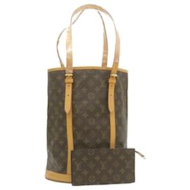 Louis Vuitton-LOUIS VUITTON Monogram Bucket GM Shoulder Bag M42236 LV Auth am591g-Monogram
