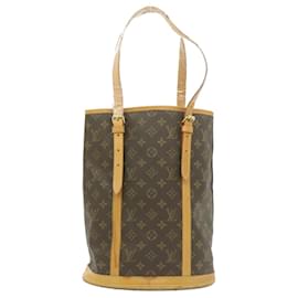 Louis Vuitton-Bolso de hombro M con monograma Bucket GM de LOUIS VUITTON42236 Autenticación LV591sol-Monograma