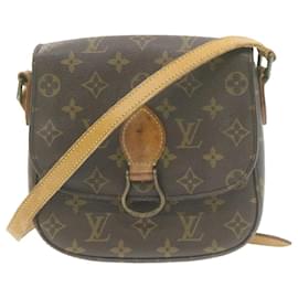 Louis Vuitton-LOUIS VUITTON Monogram Saint Cloud MM Shoulder Bag M51243 LV Auth am683g-Monogram