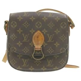 Louis Vuitton-LOUIS VUITTON Monogramm Saint Cloud MM Umhängetasche M.51243 LV Auth am683G-Monogramm