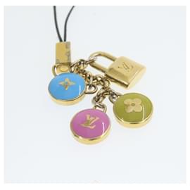 Louis Vuitton-LOUIS VUITTON Monogram Pastille Charm Gold Tone Multicolor M65388 LV Auth am700g-Multiple colors,Other