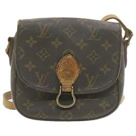 Louis Vuitton-LOUIS VUITTON Monogramm Saint Cloud PM Umhängetasche M.51244 LV Auth am754G-Monogramm