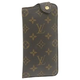 Louis Vuitton-LOUIS VUITTON Monogram Etui A Lunettes MM Glasses Case M66544 LV Auth am874g-Monogram