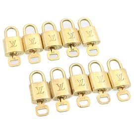 Louis Vuitton-Louis Vuitton padlock 10set Gold Tone LV Auth am833g-Other