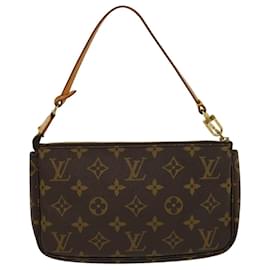 Louis Vuitton-LOUIS VUITTON Pochette con monogramma Accessori Pochette Vintage M51980 LV Auth em2662g-Monogramma