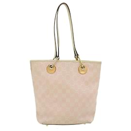 Gucci-GUCCI GG Canvas Tote Bag Pink Auth am2713g-Rose