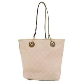 Gucci-GUCCI GG Canvas Tote Bag Pink Auth am2713g-Rose