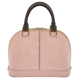 Louis Vuitton-LOUIS VUITTON Vernis Alma BB Hand Bag 2way Pink M51925 LV Auth 31191a-Pink