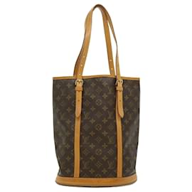 Louis Vuitton-LOUIS VUITTON Monogram Bucket GM Shoulder Bag M42236 LV Auth jk2411-Monogram