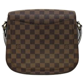 Louis Vuitton-LOUIS VUITTON Damier Ebene Saint Cloud GM Shoulder Bag LV Auth 31123a-Other
