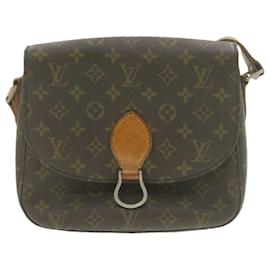 Louis Vuitton-LOUIS VUITTON Monogram Saint Cloud GM Shoulder Bag M51242 LV Auth am947g-Monogram