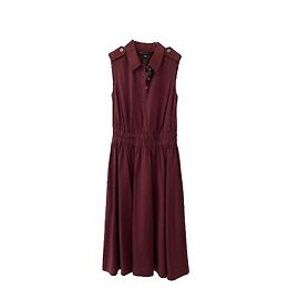 Robe patineuse Marc Jacobs 34 (XXS) synthétique bordeaux Bordeaux