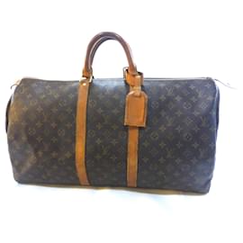 Louis Vuitton-keepall 55 Monogram-Brown