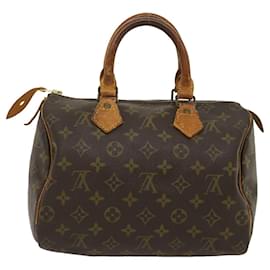 Louis Vuitton-Louis Vuitton Monogram Speedy 25 Hand Bag M41528 LV Auth hs981-Other