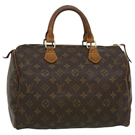 Louis Vuitton-Louis Vuitton Monogram Speedy 30 Hand Bag M41526 LV Auth hs986-Other