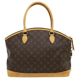 Louis Vuitton-LOUIS VUITTON Monogram Lockit Horizontal Hand Bag M40104 LV Auth ro317-Other