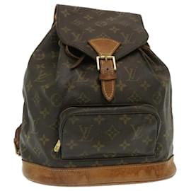 Louis Vuitton-LOUIS VUITTON Monogram Montsouris MM Sac à dos M51136 LV Auth rz087-Monogramme