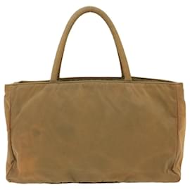 Prada-PRADA Hand Bag Nylon Khaki Auth yk4229-Khaki