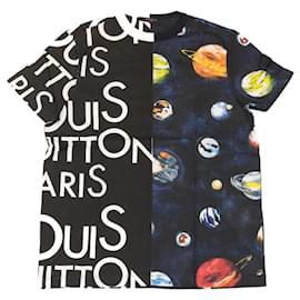 Louis Vuitton-LOUIS VUITTON Short-Sleeved T-shirt XS Black HGY13WFMB LV Auth ak188a-Black